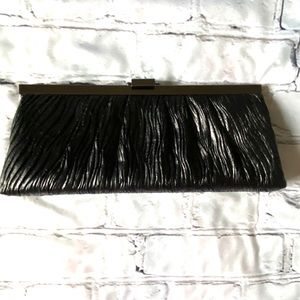 Jessica McClintock Black Evening Bag Clutch